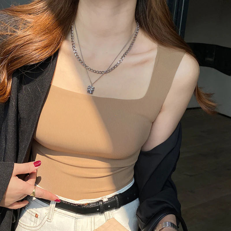 Nino Tank Tops with Inbuilt Bra