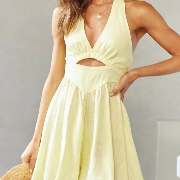 Araya Linen Playsuit