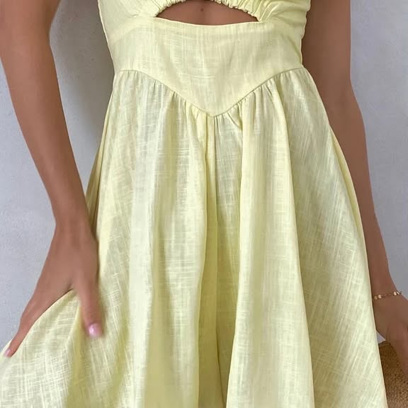 Araya Linen Playsuit