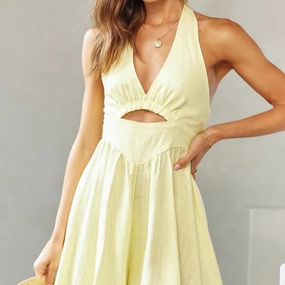 Araya Linen Playsuit