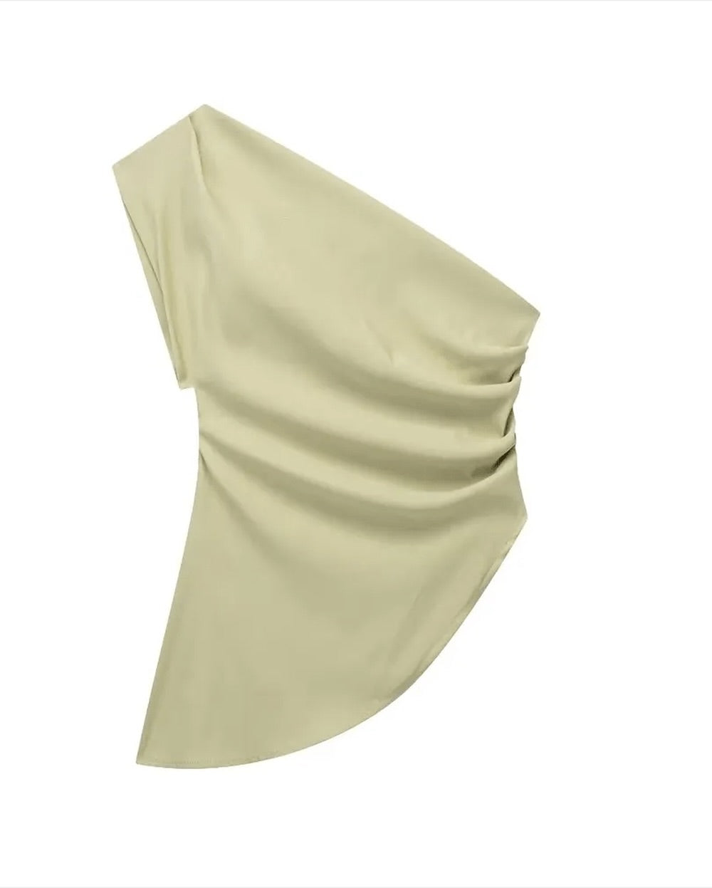 Damen Asymmetric One Shoulder Top