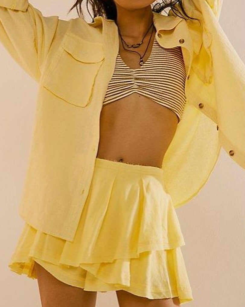 Free People Waterfall Skorts