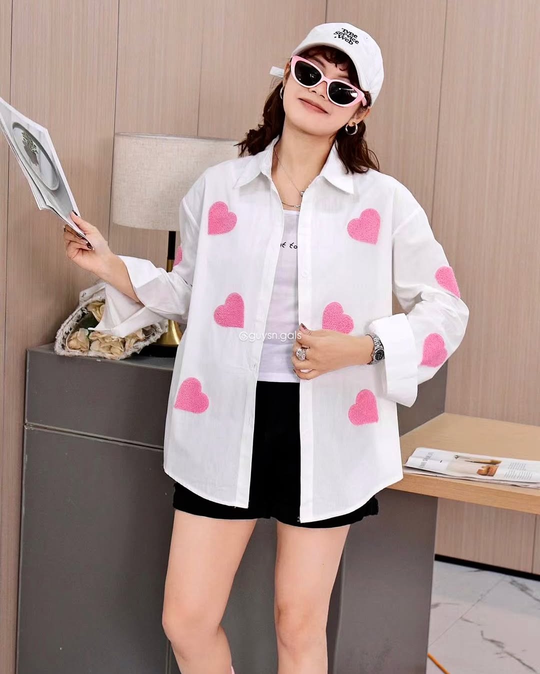 Heart Shirt with Sphagetti