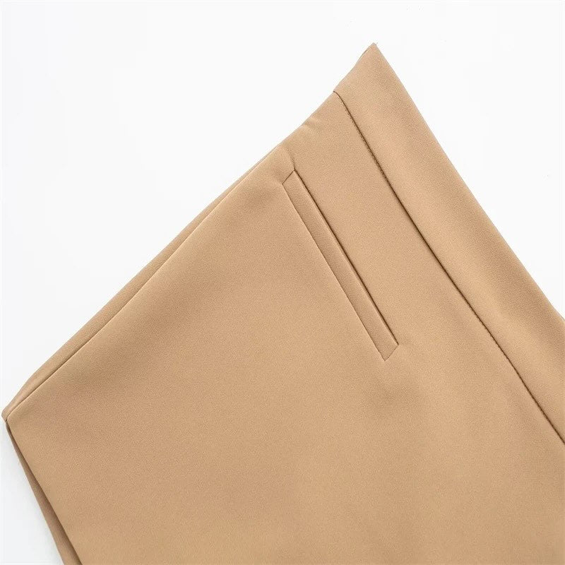 High Waist Asymmetric Skorts