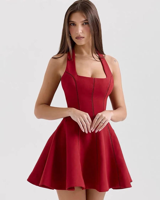 Loulette Halter Mini Dress