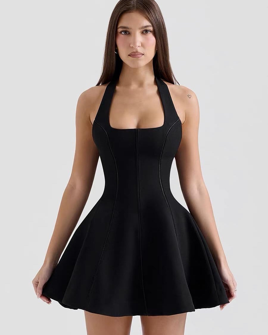 Loulette Halter Mini Dress
