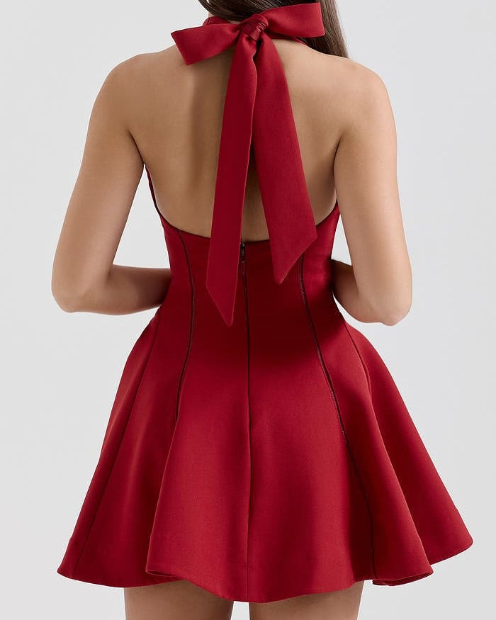 Loulette Halter Mini Dress