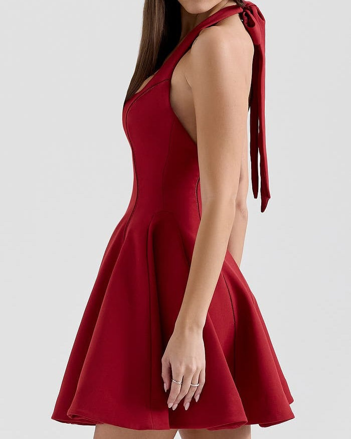 Loulette Halter Mini Dress