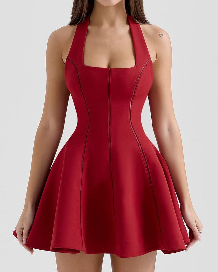 Loulette Halter Mini Dress