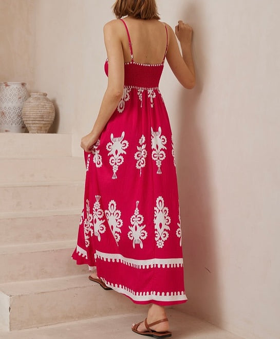 Nero Printed Singlet Maxi Dress
