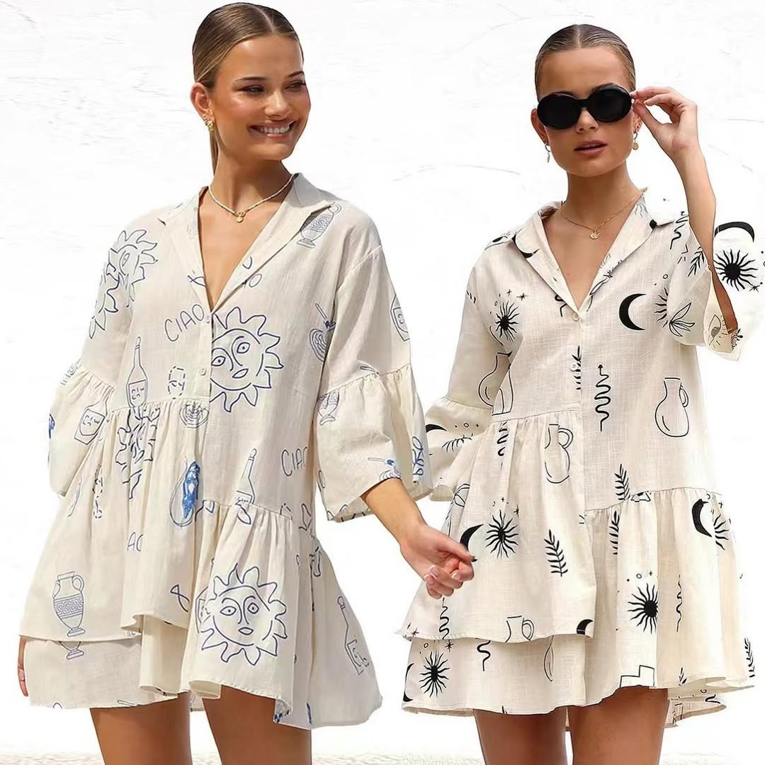 RUBEYA BREEZY BOHO DRESS