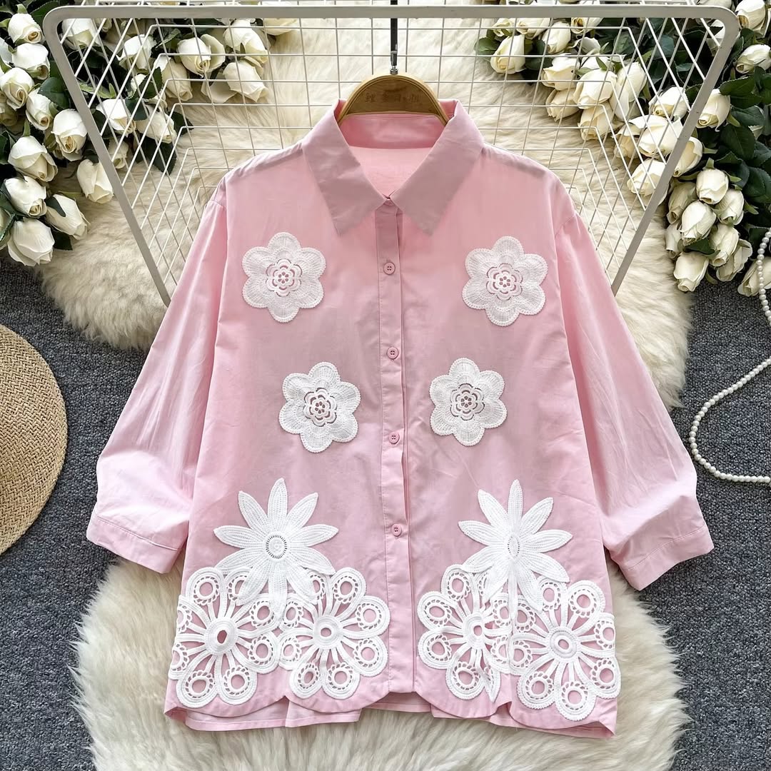 Rika Premium Embroidered Shirt