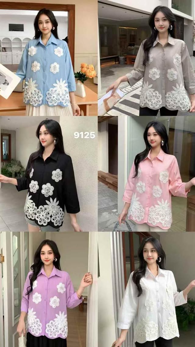 Rika Premium Embroidered Shirt
