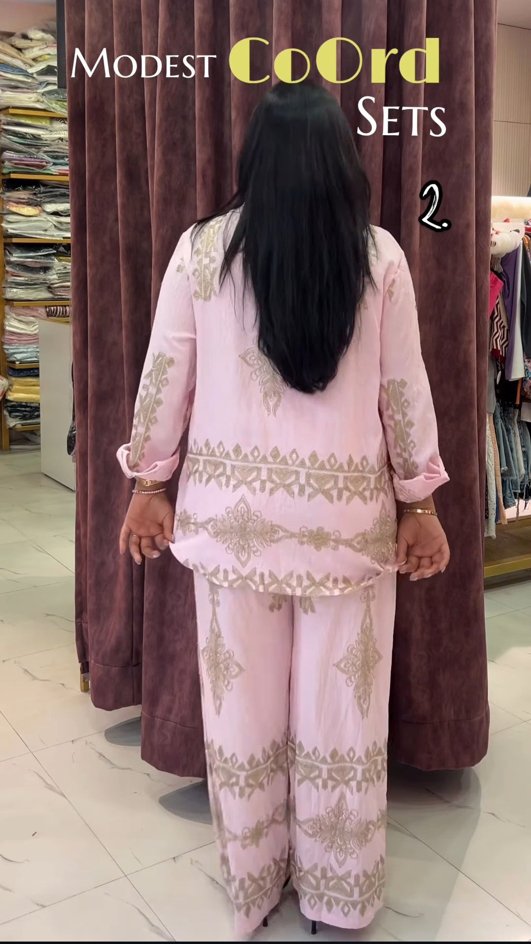Modest Threadwork Coord Set