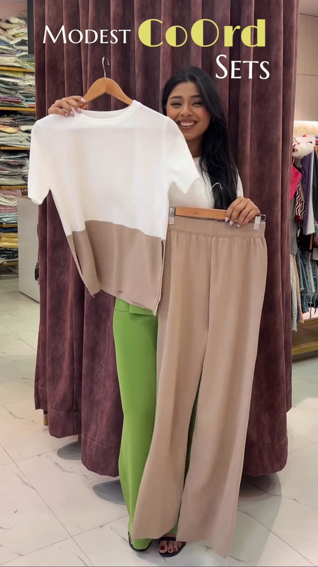 Modest Knitted Coord Set