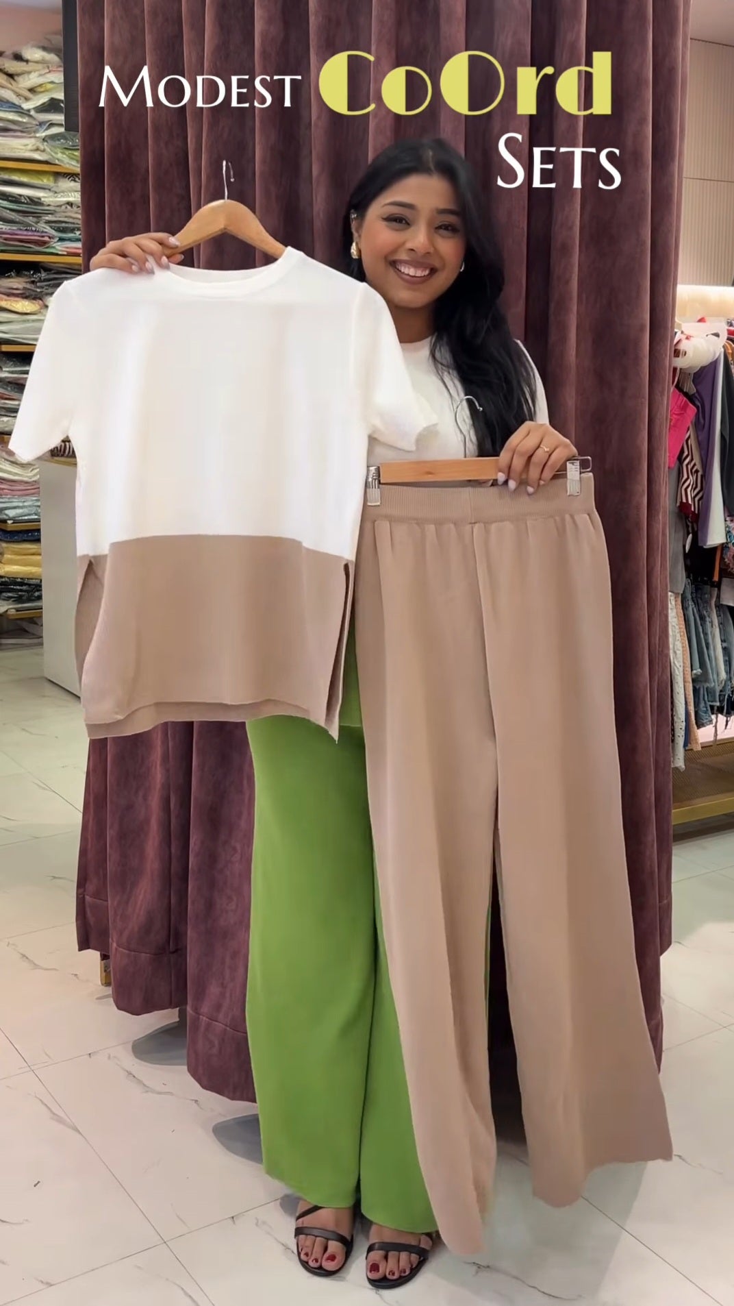 Modest Knitted Coord Set