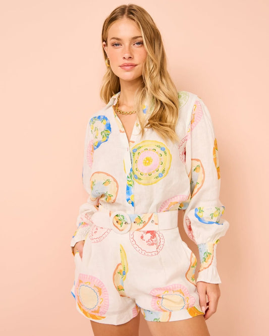 Palm Noosa Gili Linen Twin Set
