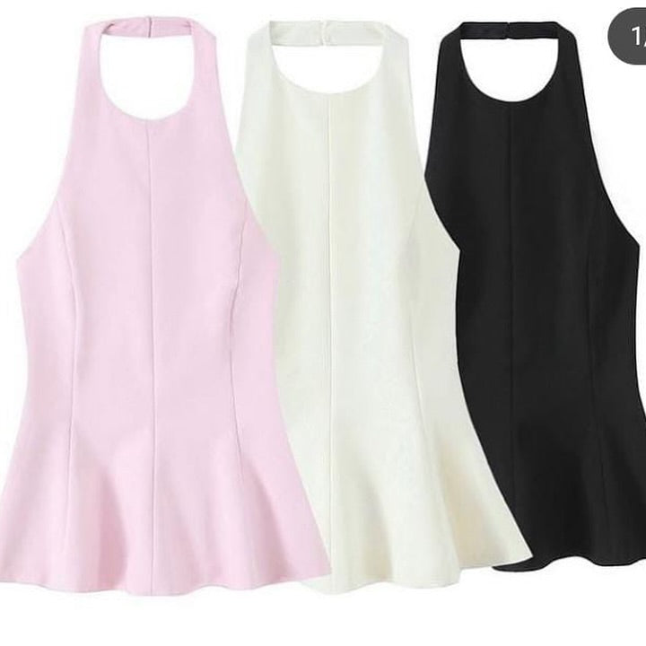 Peplum Stretch Top