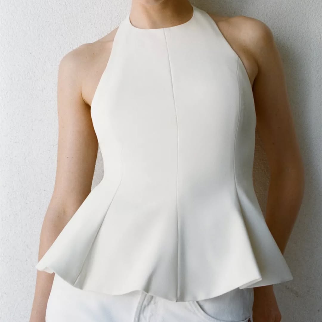 Peplum Stretch Top