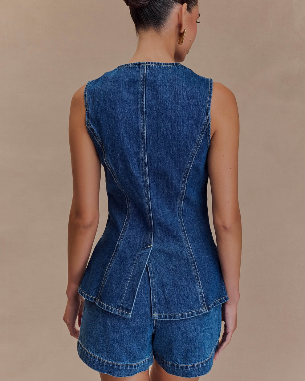Isabel Denim Short Coord Set