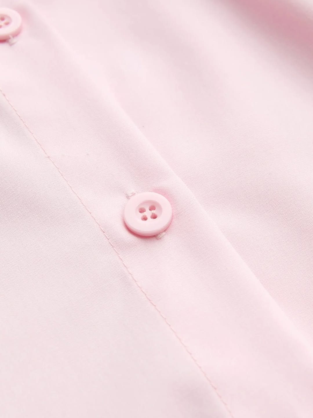 Lace Up Placket Blouse Shirt