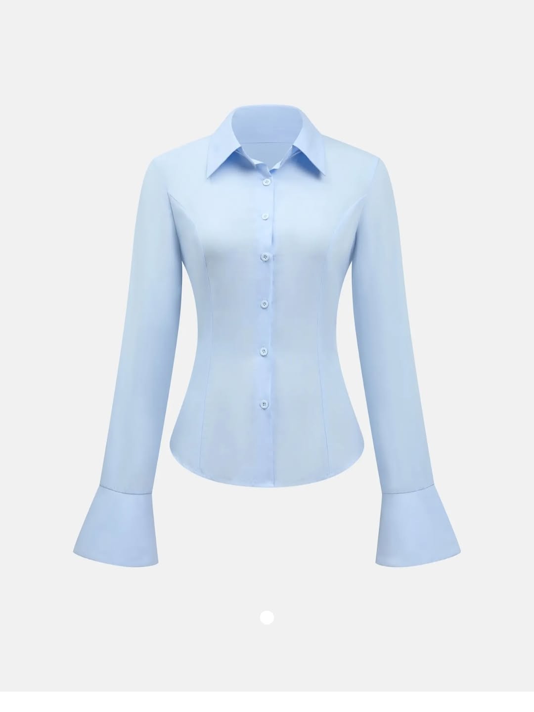 Lace Up Placket Blouse Shirt