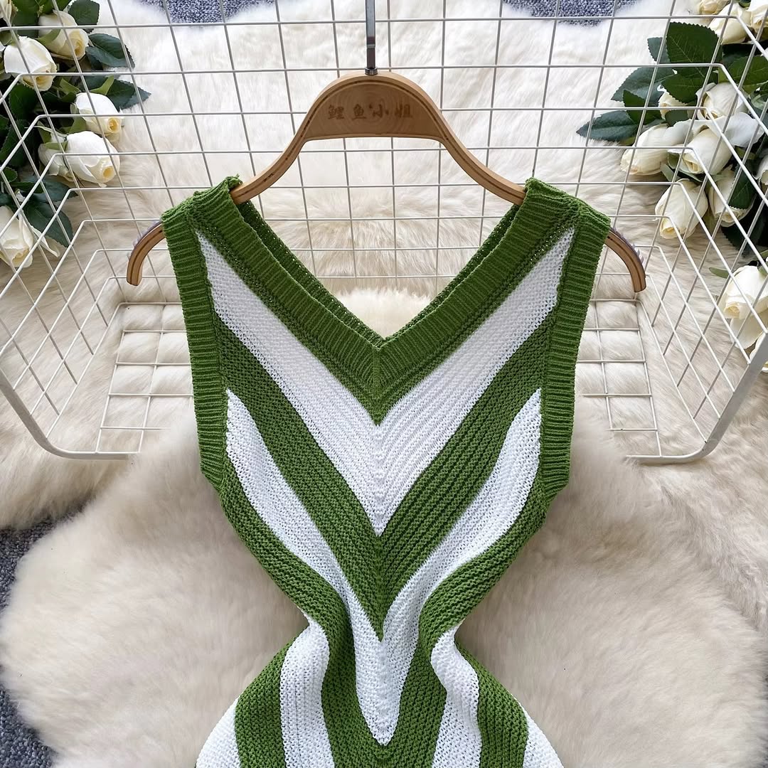 Crochet asymmetrical coverup dress