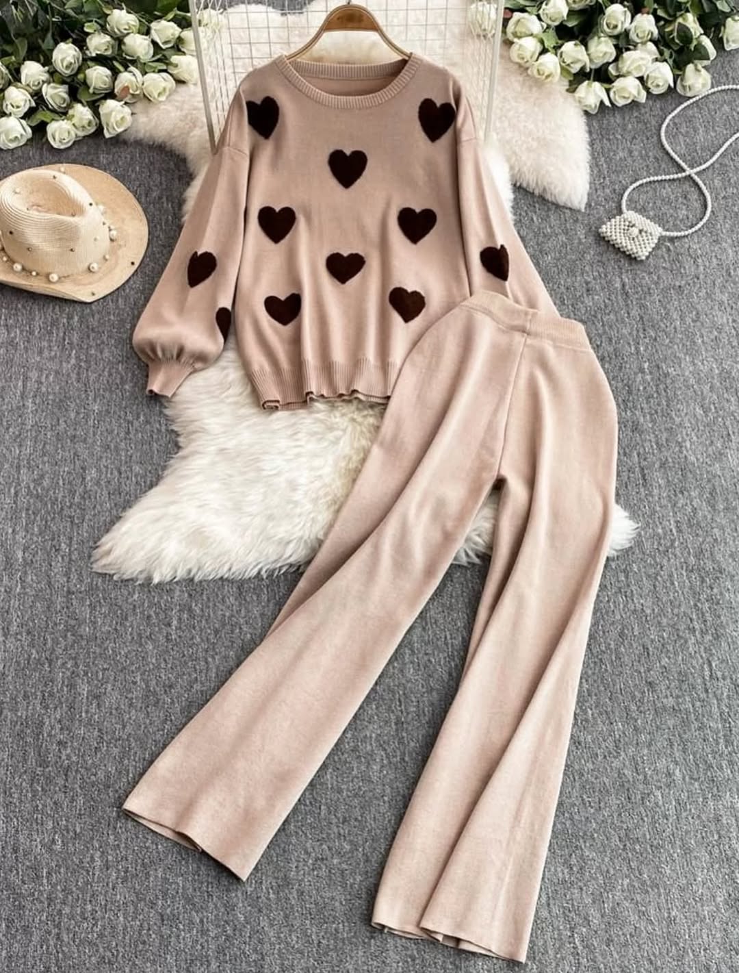 Stankovic HEART Knitted Coord Set