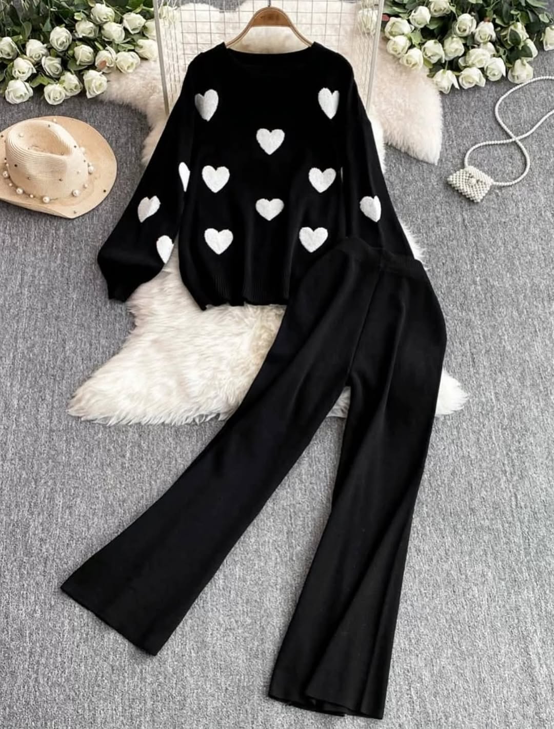Stankovic HEART Knitted Coord Set