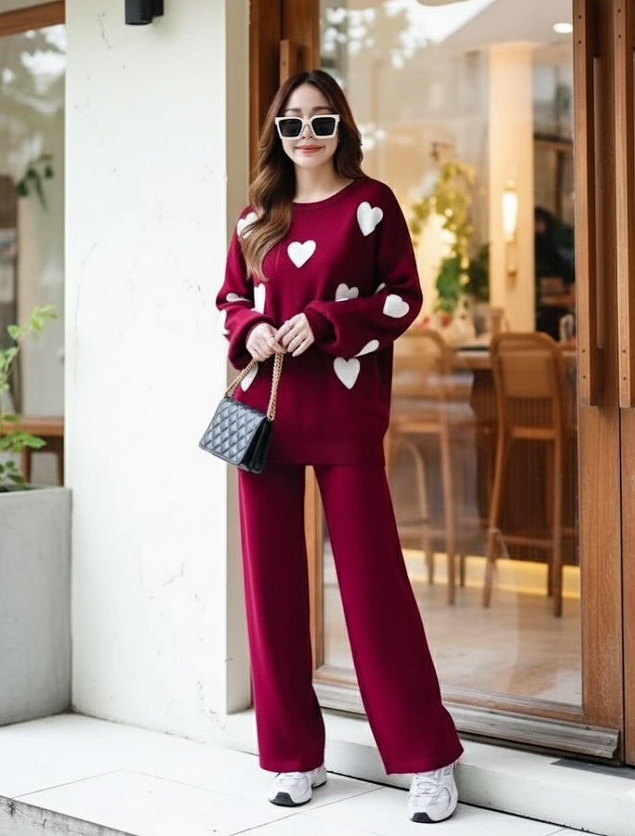 Stankovic HEART Knitted Coord Set