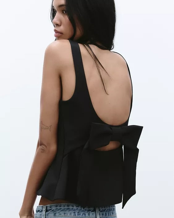 Top with Back Bow