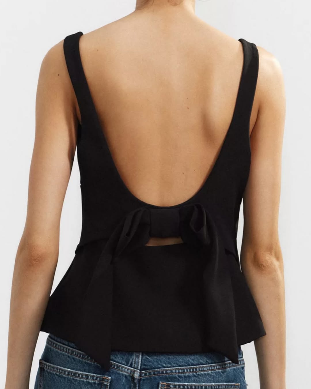 Top with Back Bow