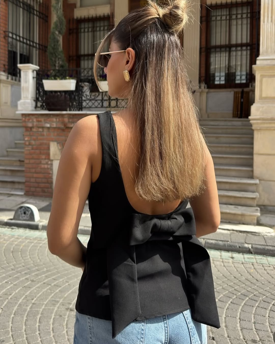 Top with Back Bow