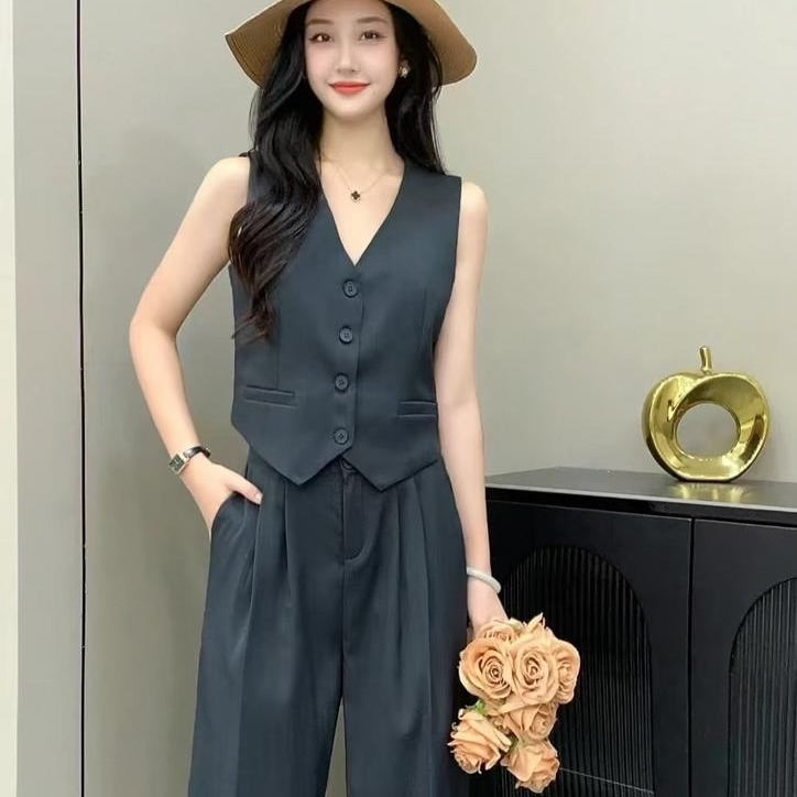 Vest And Trousers Coord Set
