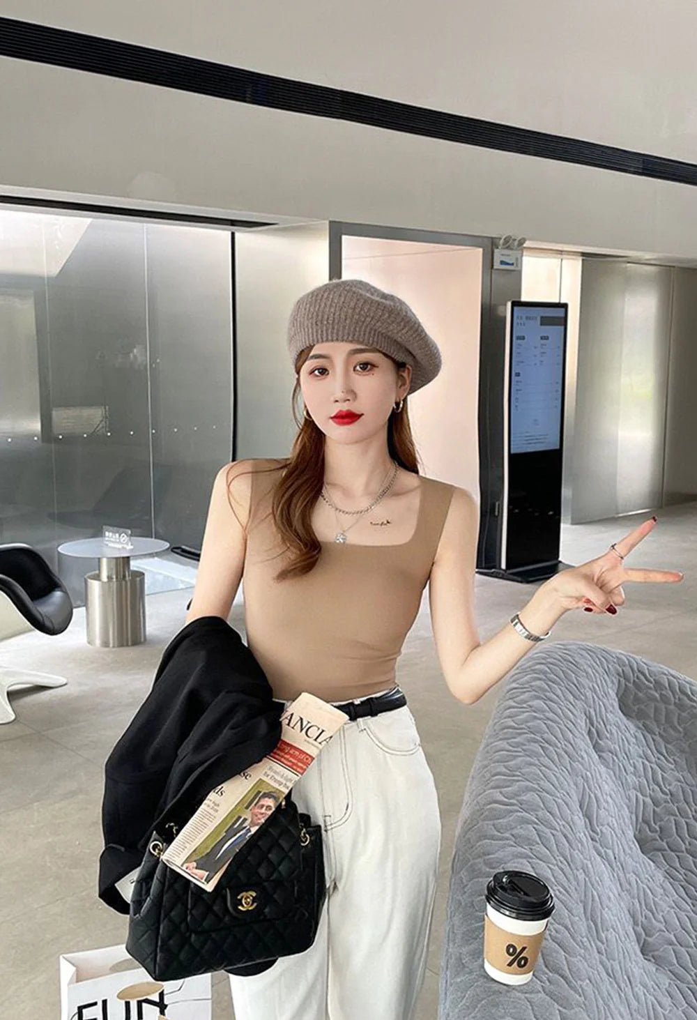 Nino Tank Tops with Inbuilt Bra