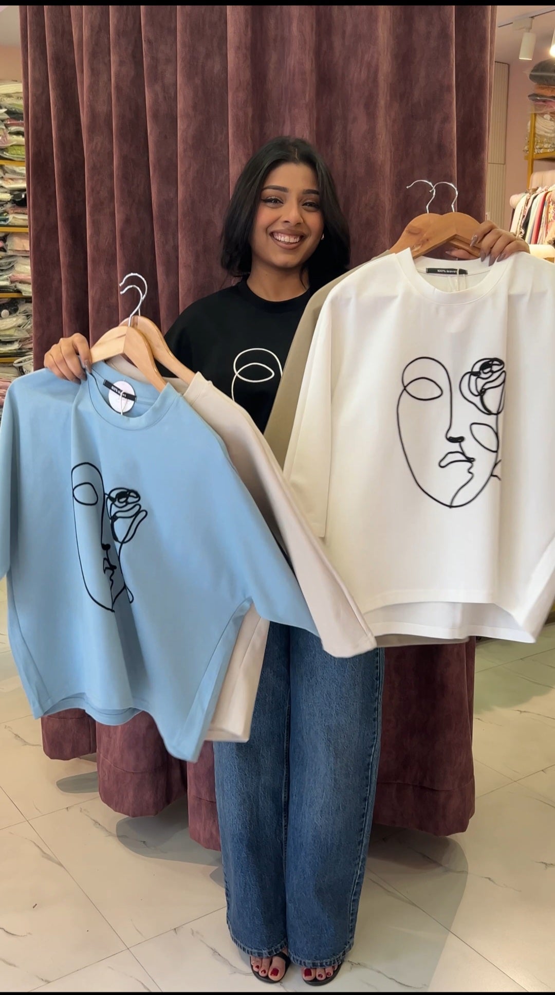 Face Tshirt Top