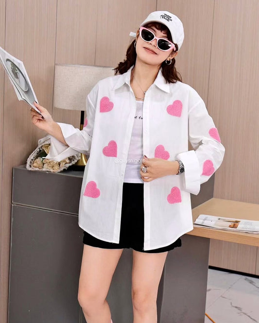 Heart Shirt with Sphagetti