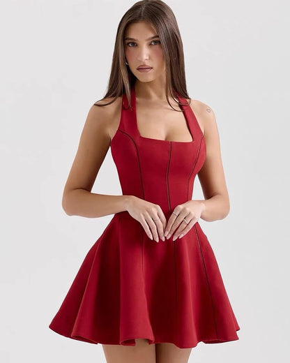 Loulette Halter Mini Dress