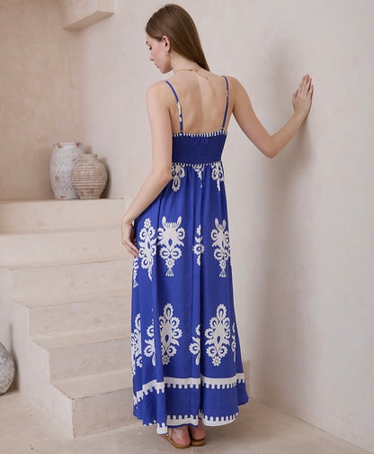 Nero Printed Singlet Maxi Dress