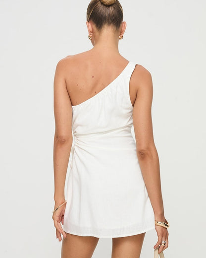 One Shoulder Mini Dress