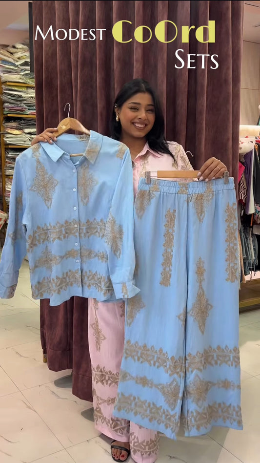 Modest Threadwork Coord Set