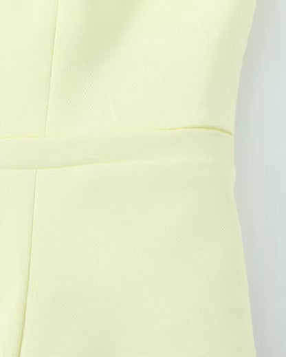 Delphi Halter Waistcoat with Double Pleat Trouser Set