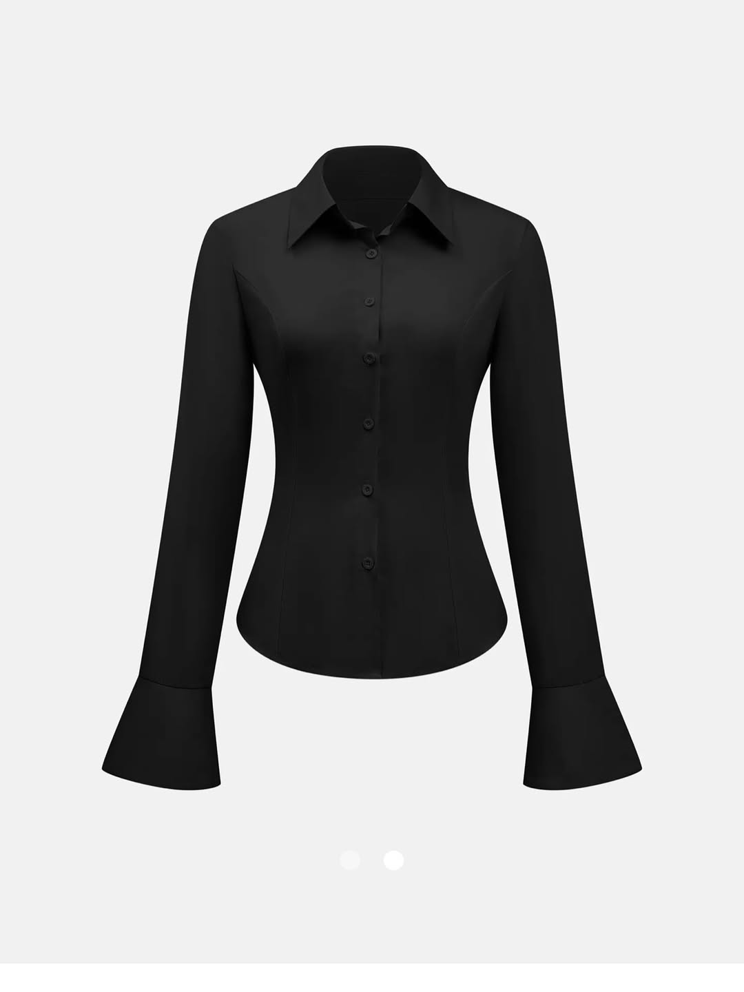 Lace Up Placket Blouse Shirt