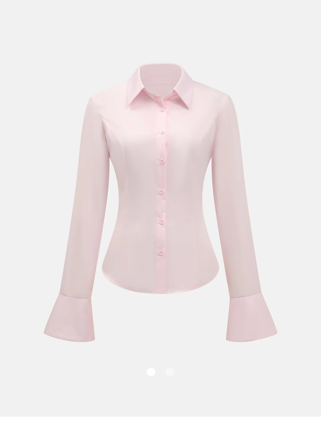 Lace Up Placket Blouse Shirt