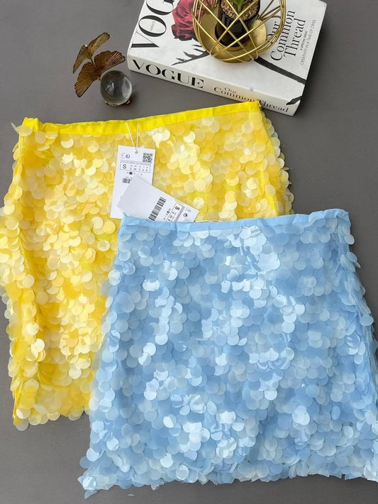 Coin Shell Mini Skirt