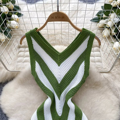 Crochet asymmetrical coverup dress