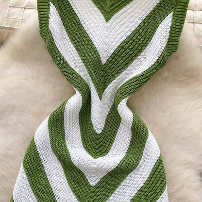 Crochet asymmetrical coverup dress