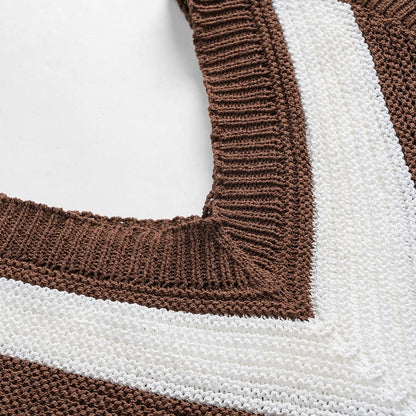 Crochet asymmetrical coverup dress