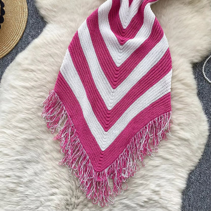 Crochet asymmetrical coverup dress