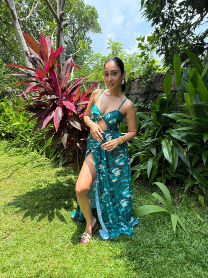 Starfish Monokini and Sheer Skirt Set